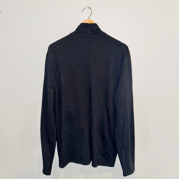 American Giant Black Zip Up Sweater - Picture 4 of 6